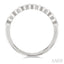 Round Shape Bezel Set Diamond Fashion Band