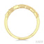 Princess Shape Bezel Set Diamond Fashion Band