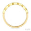 Emerald Shape East-West Bezel Set Diamond Fashion Band