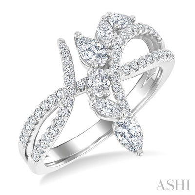 Mixed Shape Diamond Fashion Ring