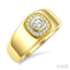 Aeris Gold Cushion Shape Diamond Fashion Ring