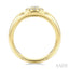 Aeris Gold Cushion Shape Diamond Fashion Ring
