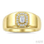 Bold Emerald Shape Diamond Fashion Ring