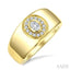 Bold Oval Shape Diamond Fashion Ring