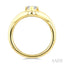 Aeris Gold Marquise Shape Diamond Solitaire Ring