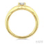 Aeris Gold Emerald Shape Diamond Solitaire Ring
