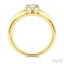 Aeris Gold Oval Shape Diamond Solitaire Ring