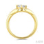 Aeris Gold Round Shape Diamond Solitaire Ring