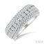 Five Row Diamond Fashion Band