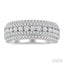 Five Row Diamond Fashion Band