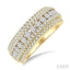 Five Row Diamond Fashion Band
