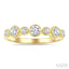 Round Shape Bezel Diamond Fashion Band