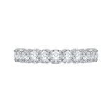 3/4 ct Diamond Carizza Wedding Band in 14K White Gold