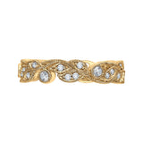 3/8 ct Diamond Carizza Wedding Band in 14K Yellow Gold