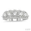 Round Shape 5 Stone Diamond Fashion Ring