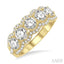 Round Shape 5 Stone Diamond Fashion Ring