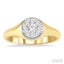 Round Shape Lovebright Essential Diamond Signet Ring