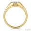 Round Shape Lovebright Essential Diamond Signet Ring