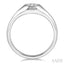 Round Shape Lovebright Essential Diamond Signet Ring
