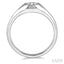 Round Shape Lovebright Essential Diamond Signet Ring