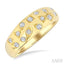 Mixed Shape Diamond Mosaic Fashion Wide Band