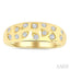 Mixed Shape Diamond Mosaic Fashion Wide Band
