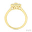Emerald Shape Art Deco Diamond Fashion Ring