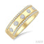 Flush Set Diamond Fashion Band