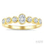 Oval Shape Bezel Diamond Fashion Band