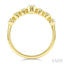 Oval Shape Bezel Diamond Fashion Band