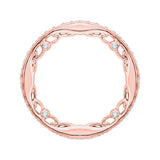 2/3 ct Diamond Carizza Wedding Band in 14K Rose Gold