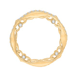 3/4 ct Diamond Carizza Wedding Band in 14K Yellow Gold