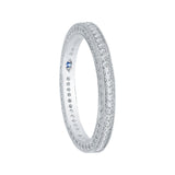 1/3 ct Diamond Carizza Wedding Band in 14K White Gold