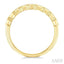 Emerald Shape North-South Bezel Set Diamond Fashion Band