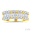 Baguette Diamond Fashion Band