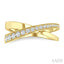 Criss Cross Diamond Fashion Ring