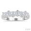 Scatter Zig-Zag Diamond Fashion Band