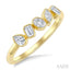 Mixed Shape Diamond Fashion Bar Ring