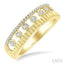 Bezel Layered Diamond Fashion Ring