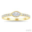 Marquise Shape East-West Bezel Set Diamond Ring