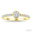 Round Shape Bezel Set Diamond Ring