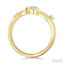 Pear Shape Diamond Fashion Open Ring