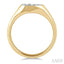 Pear Shape Lovebright Essential Diamond Signet Ring