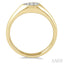 Pear Shape Lovebright Essential Diamond Signet Ring