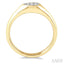 Pear Shape Lovebright Essential Diamond Signet Ring