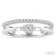 Pear Shape Double Row East-West Lovebright Diamond Fashion Ring