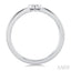 Round Shape Double Row Lovebright Diamond Fashion Ring
