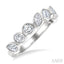 Mixed Shape Bezel Set Diamond Fashion Band