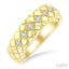 Golden Glow Bold Diamond Fashion Band
