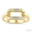 Aeris Gold Paperclip Mosaic Diamond Fashion Ring